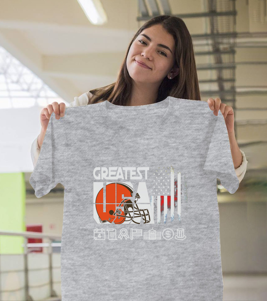 Greatest Usa America Football Helmets Calendar Flag Government Currency Traditions T-Shirt