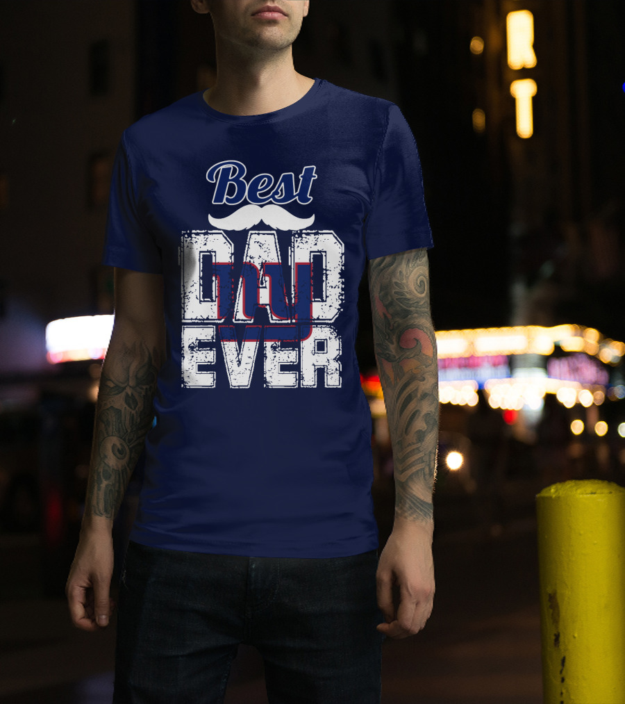 Best Dad Ever Giants T-Shirt