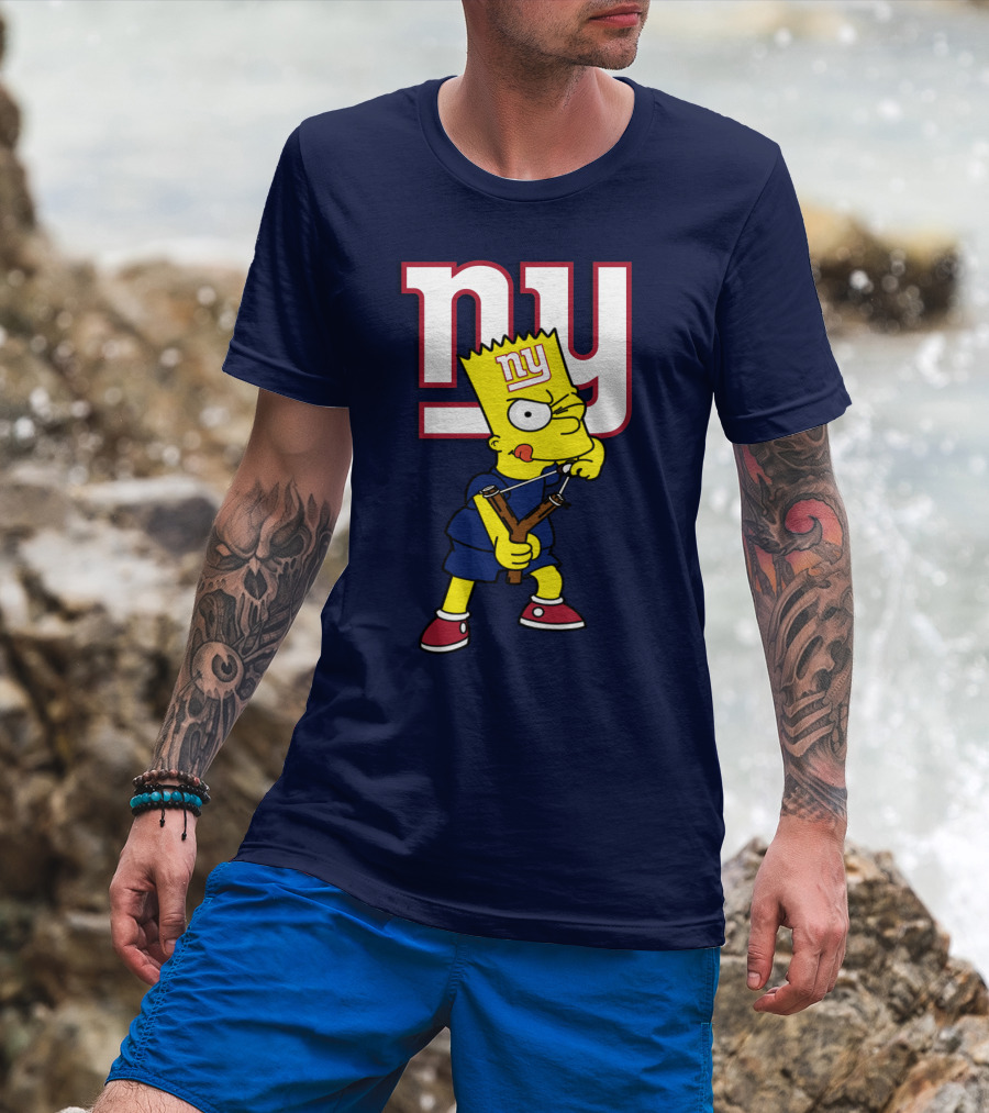 Ny Giants Bart Slingshot T-Shirt