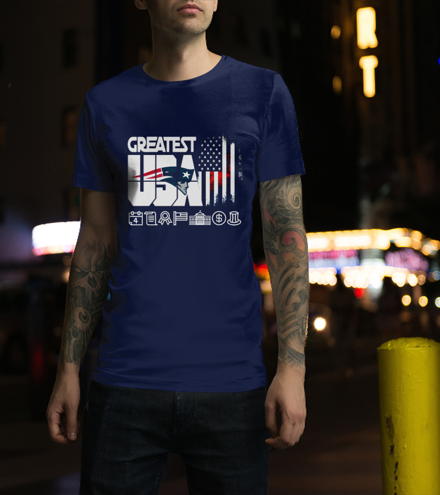 Greatest Usa New England Patriots American Icons T-Shirt