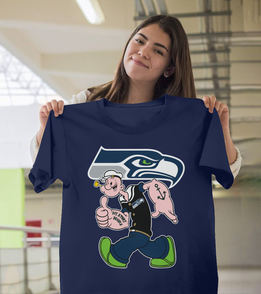 Seahawks Popeye My Jerry Bryant T-Shirt