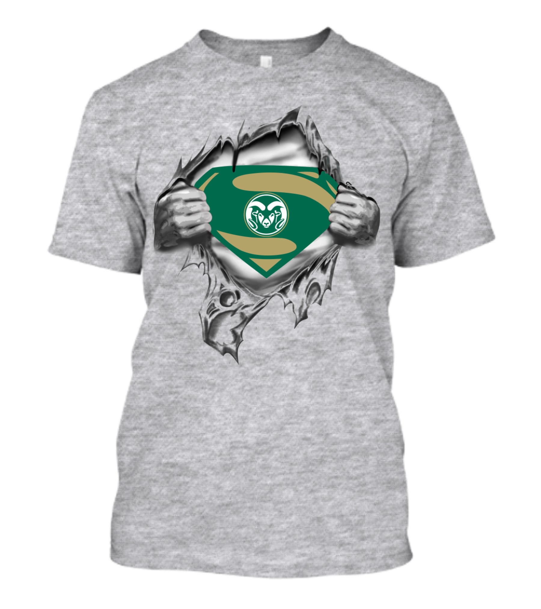 Colorado State Rams Superhero Shield T-Shirt