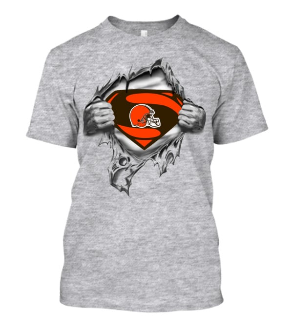 Cleveland Browns Superman Logo Mashup T-Shirt