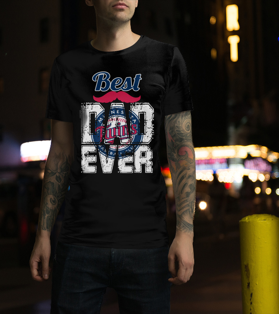 Best Minnesota Twins Dad Ever T-Shirt