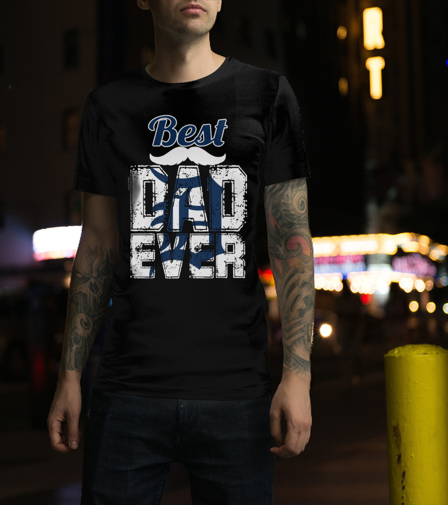 Best Dad Ever Tigers T-Shirt