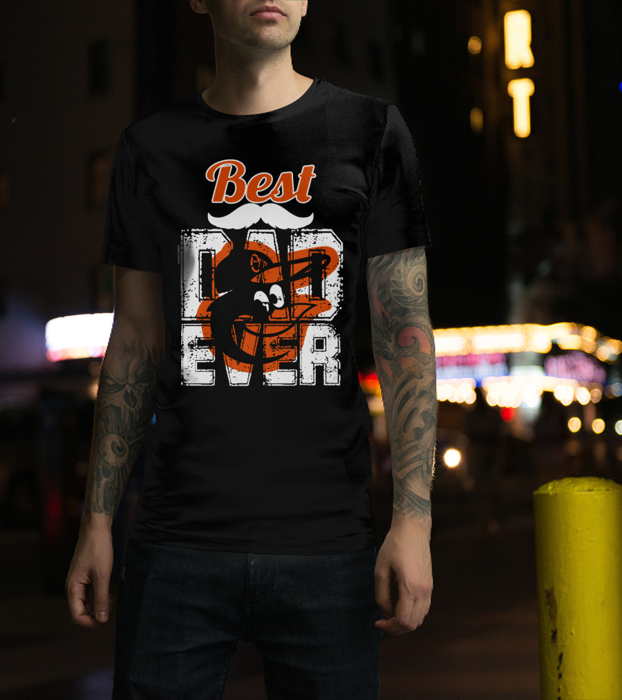 Best Dad Ever Orioles T-Shirt