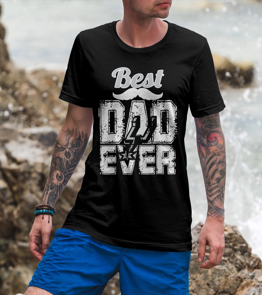 Best Dad Ever Spurs T-Shirt