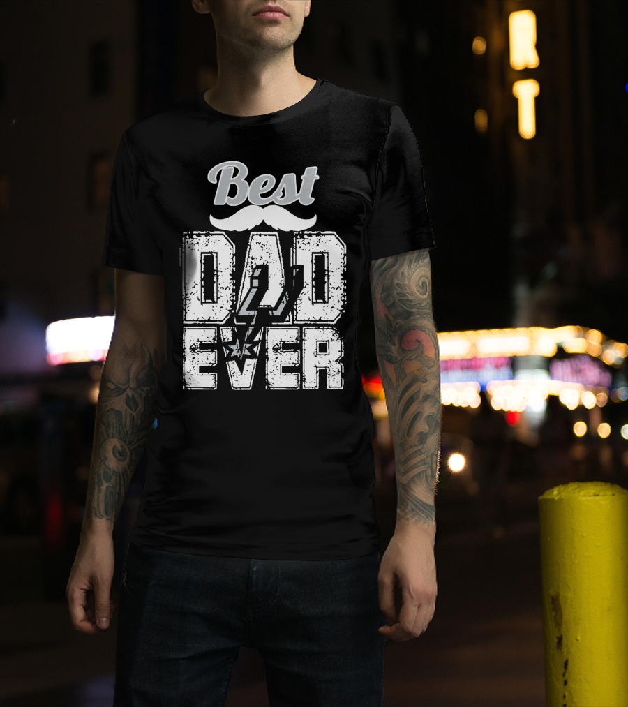 Best Dad Ever Spurs T-Shirt