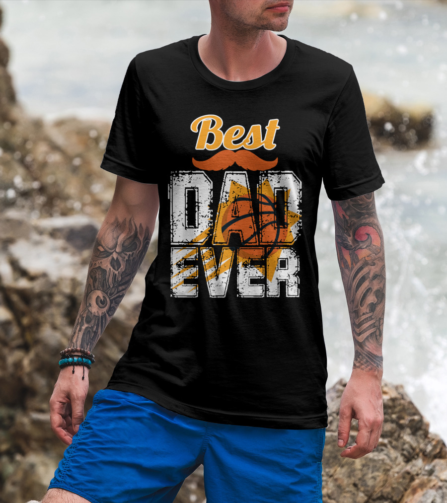Best Dad Ever Phoenix Suns Basketball T-Shirt