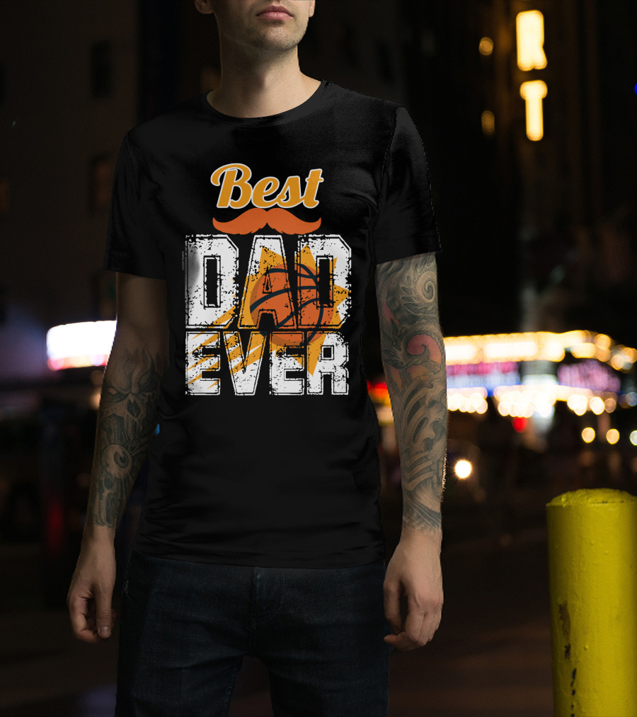 Best Dad Ever Phoenix Suns Basketball T-Shirt