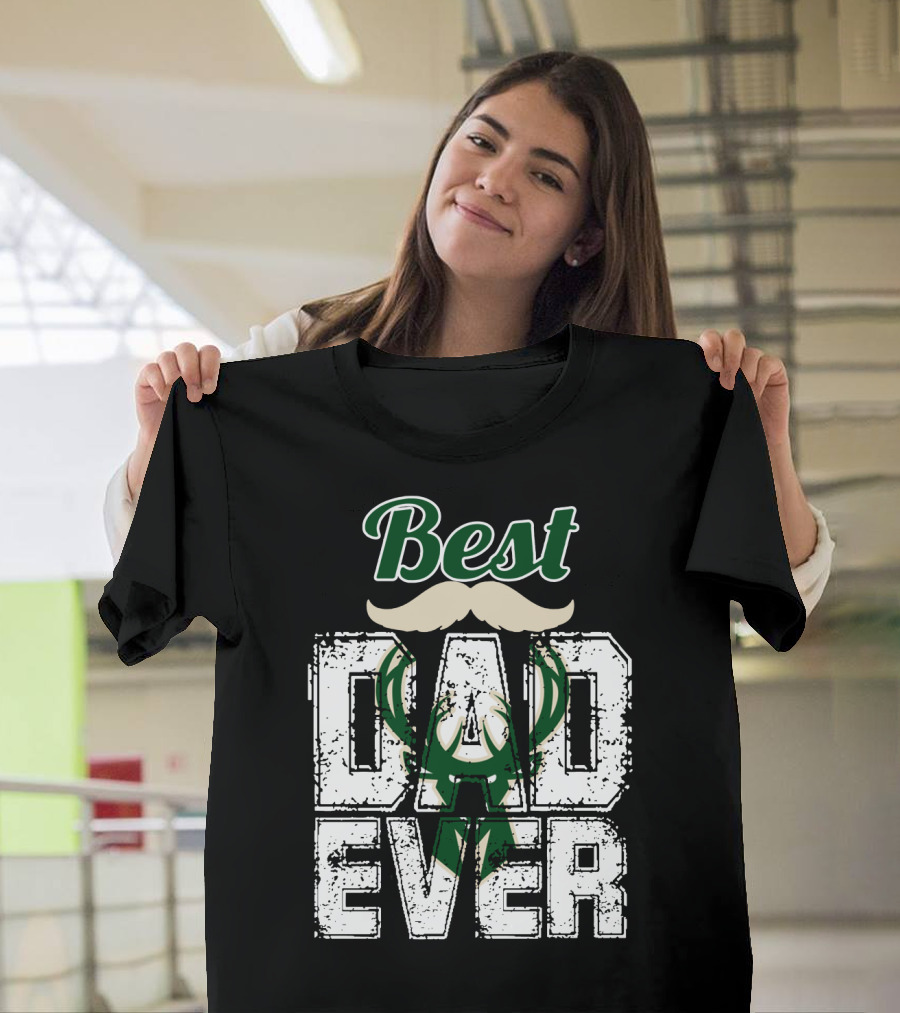 Best Dad Ever Bucks T-Shirt