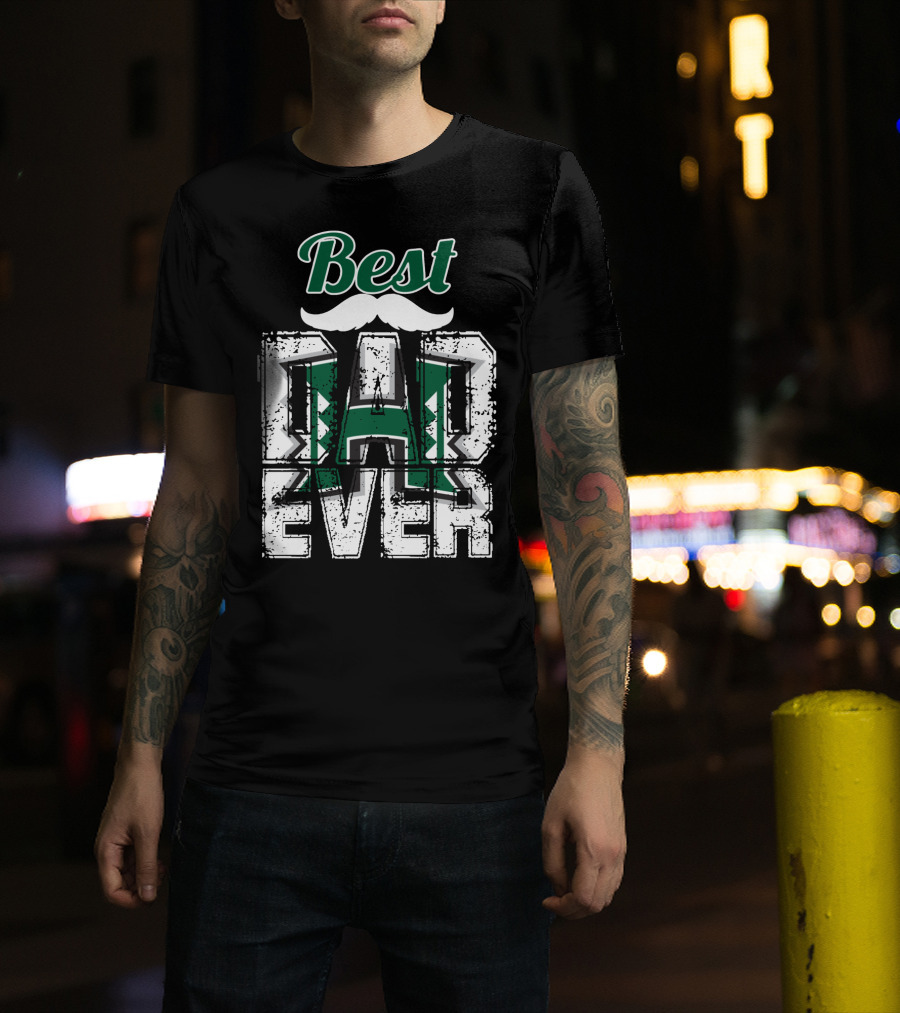 Best Dad Ever Hawaii Rainbow Warriors T-Shirt