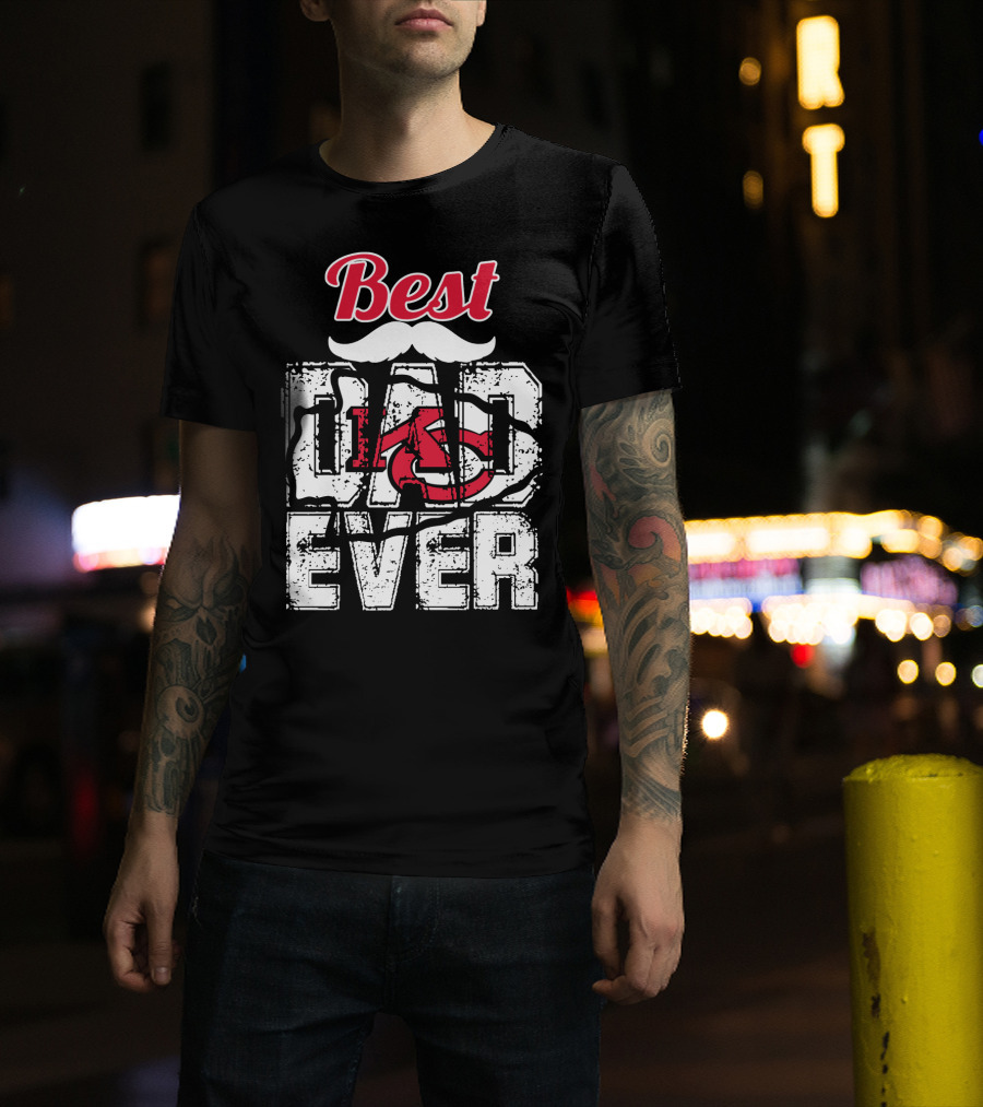 Best Dad Ever Chiefs T-Shirt