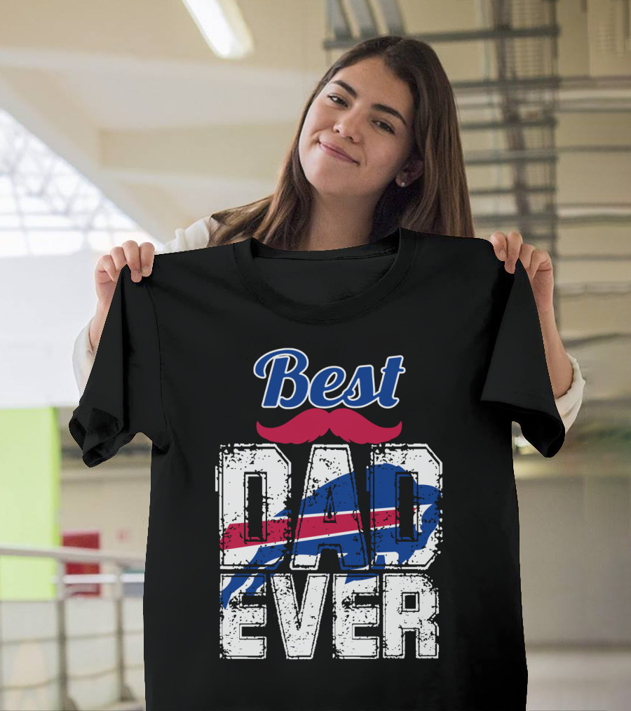 Best Dad Ever Bills Football T-Shirt