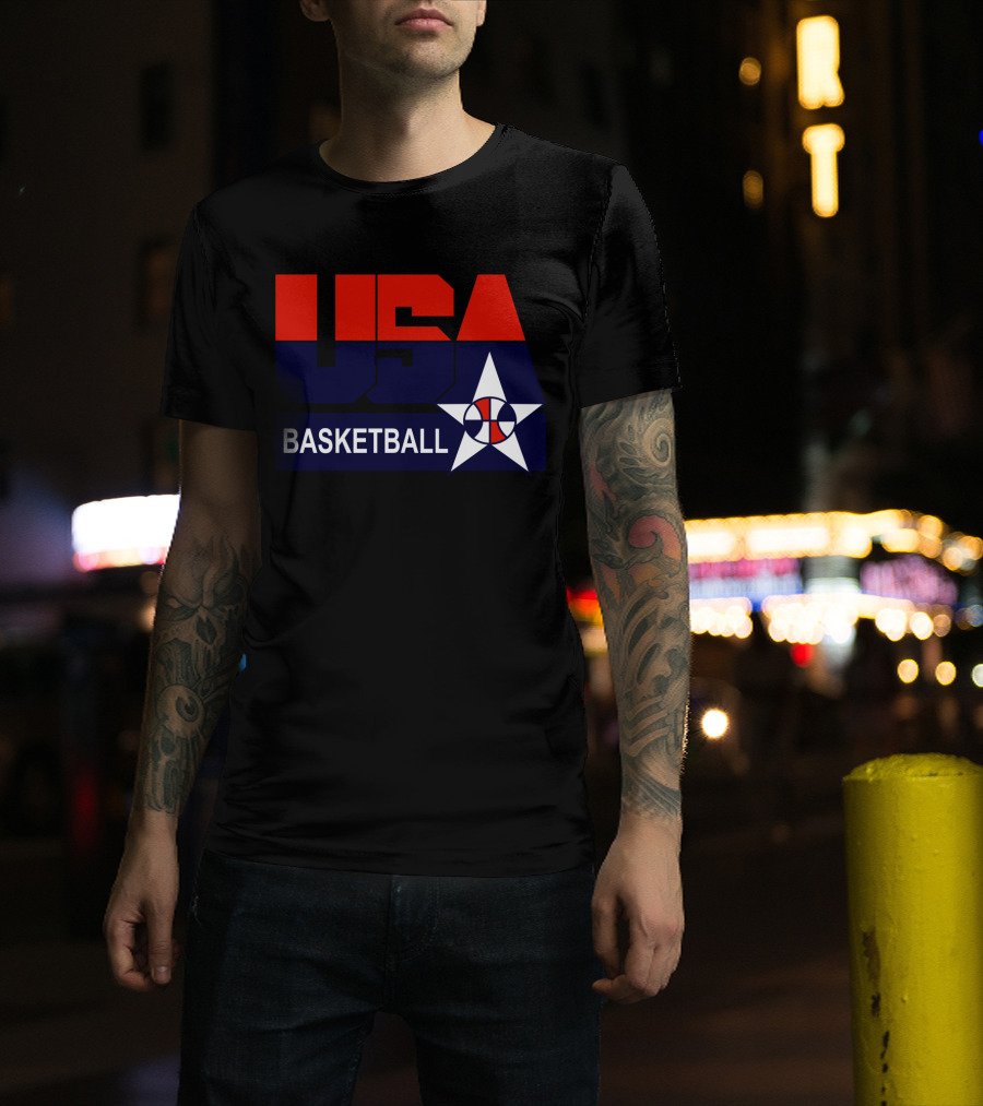 Usa Basketball Star Icon T-Shirt