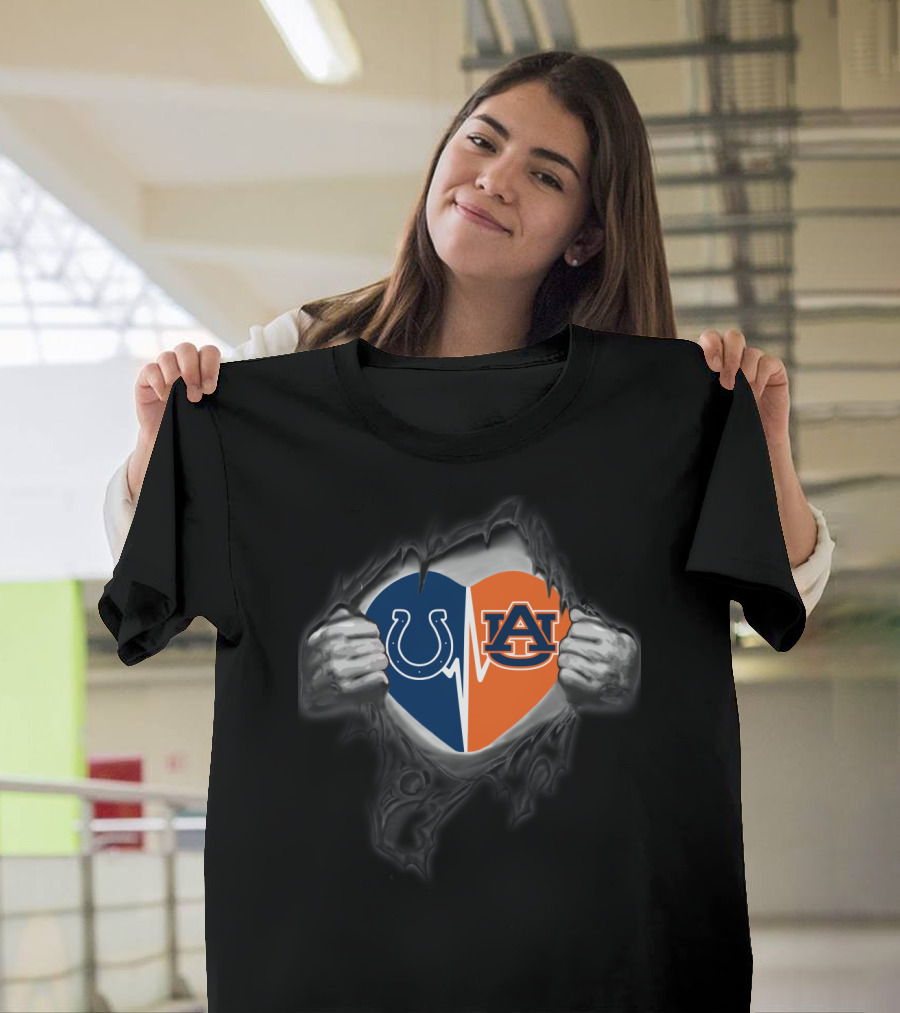 Colts Auburn Heart T-Shirt