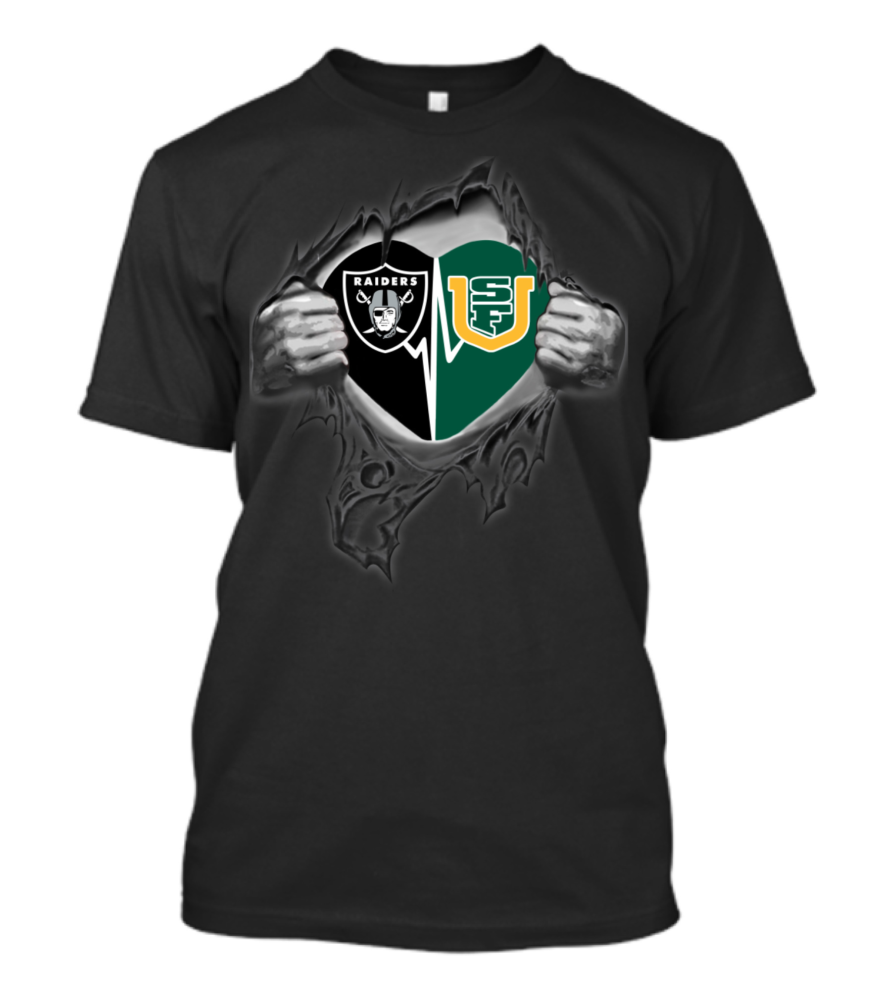 Raiders Sf Dons Dual Team Spirit Combination T-Shirt