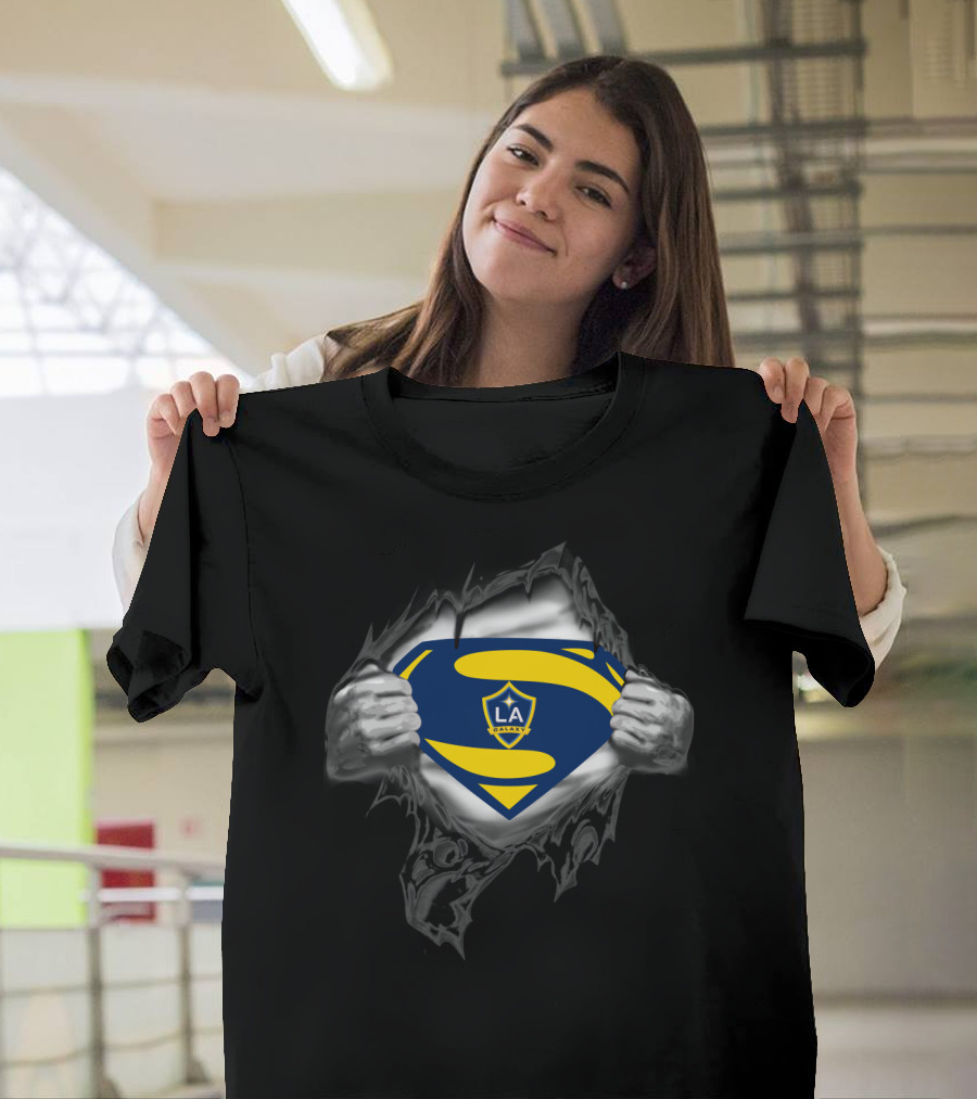 Superman Style La Galaxy Superman Emblem T-Shirt