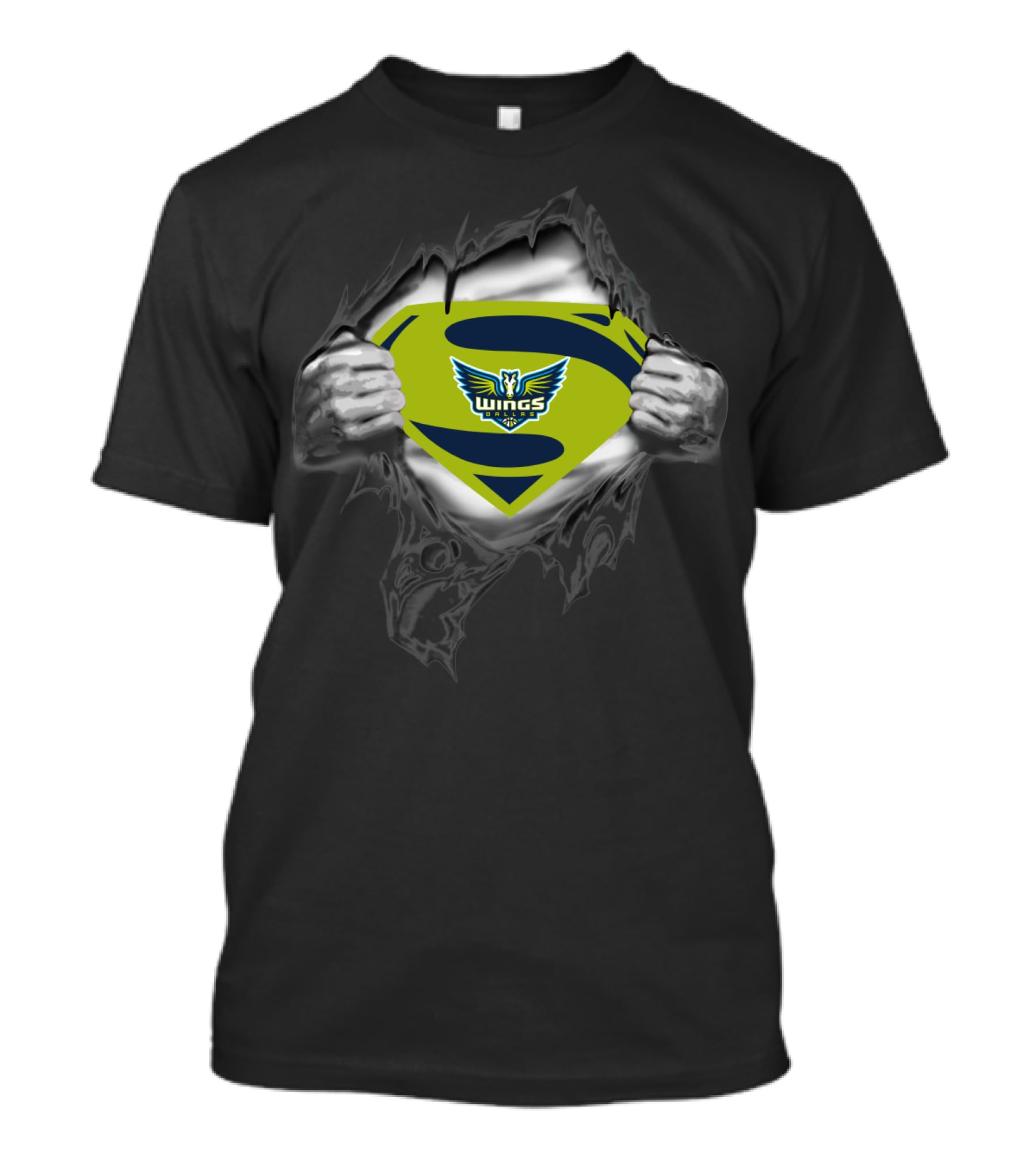 Dallas Wings Superman T-Shirt