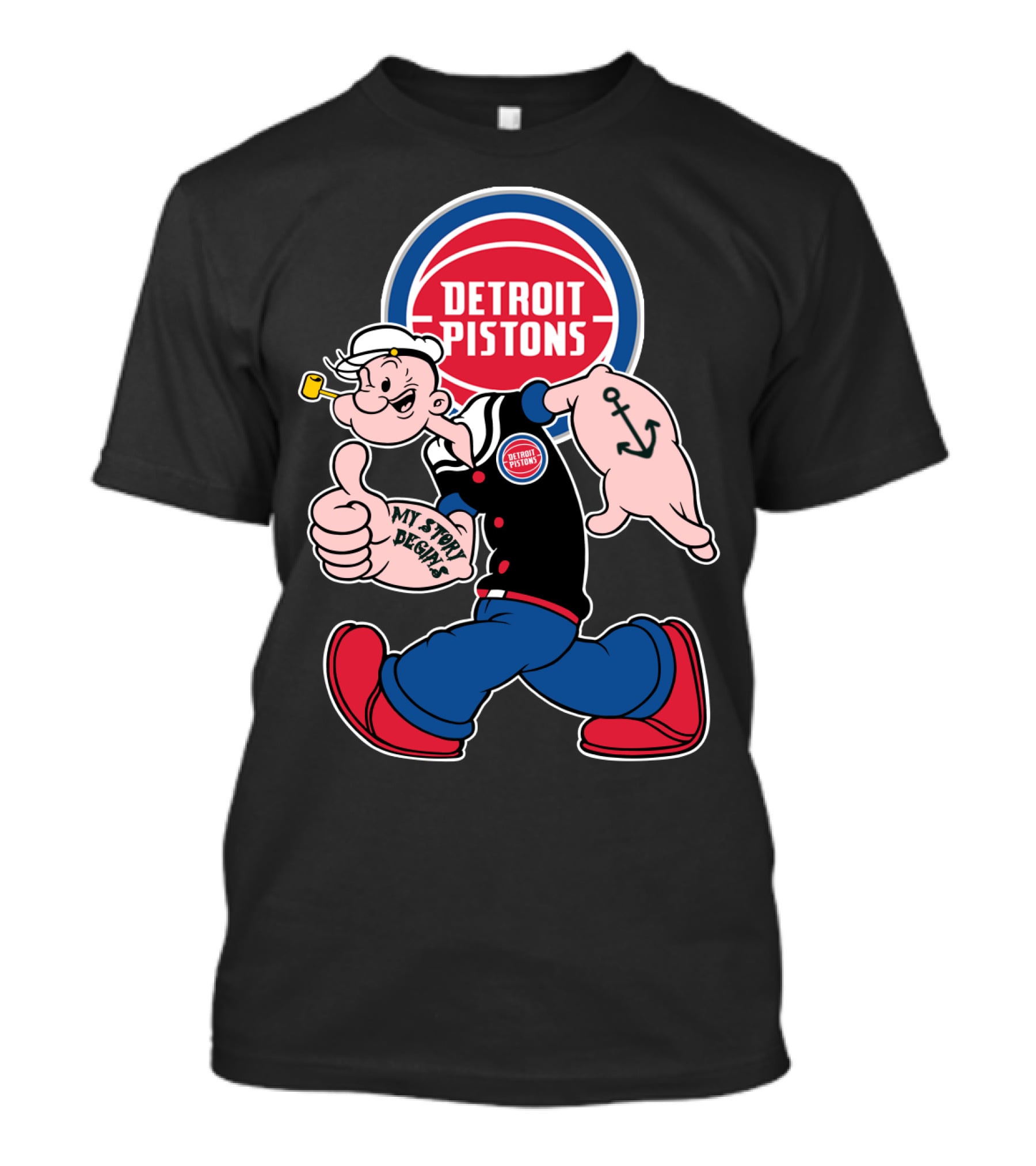 Detroit Pistons My Story Begins 114 T-Shirt