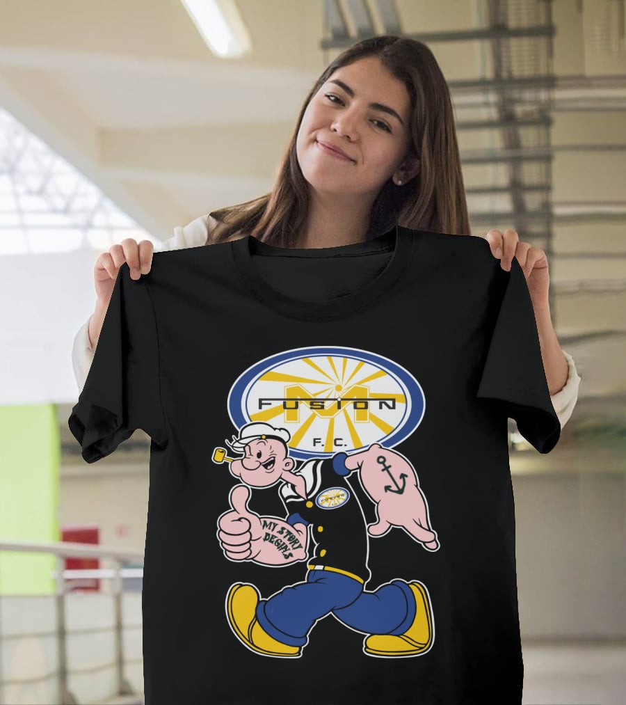 Fusion F.c. 137 Miami My Story Begins Anchor Sailor Character T-Shirt