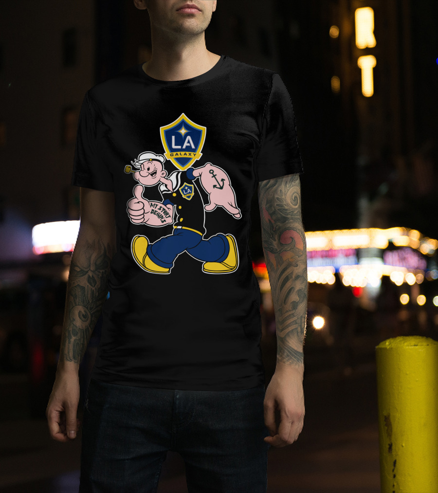 Popeye My Story Begins La Galaxy T-Shirt
