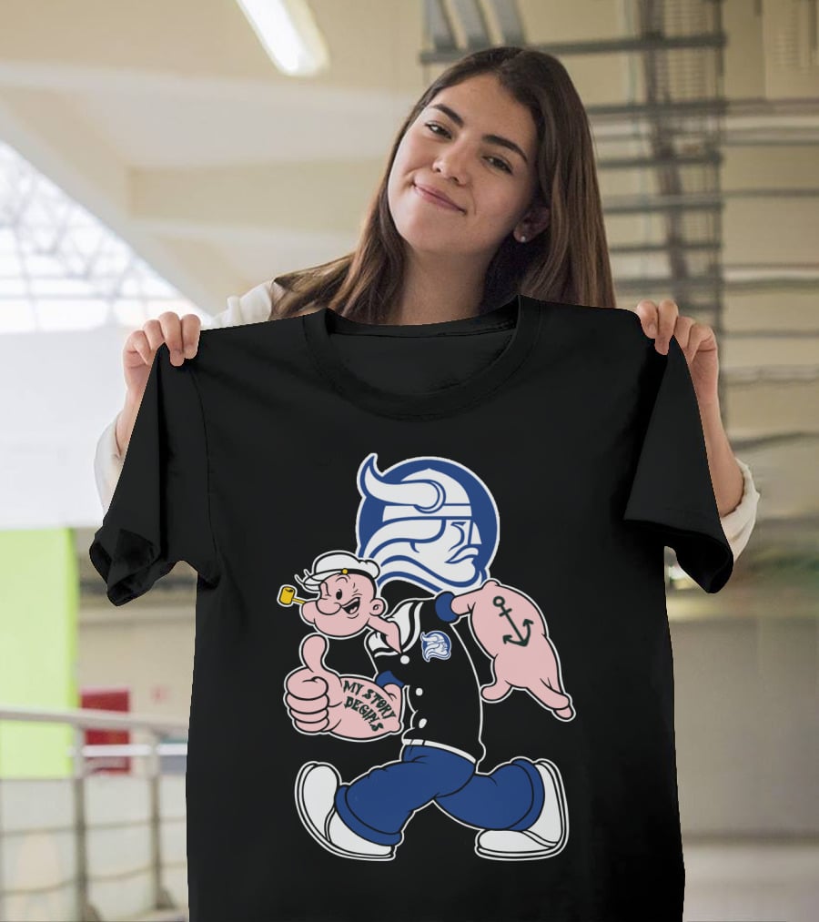 Berry Vikings My Story Begins Sailor Character With Viking Helmet T-Shirt