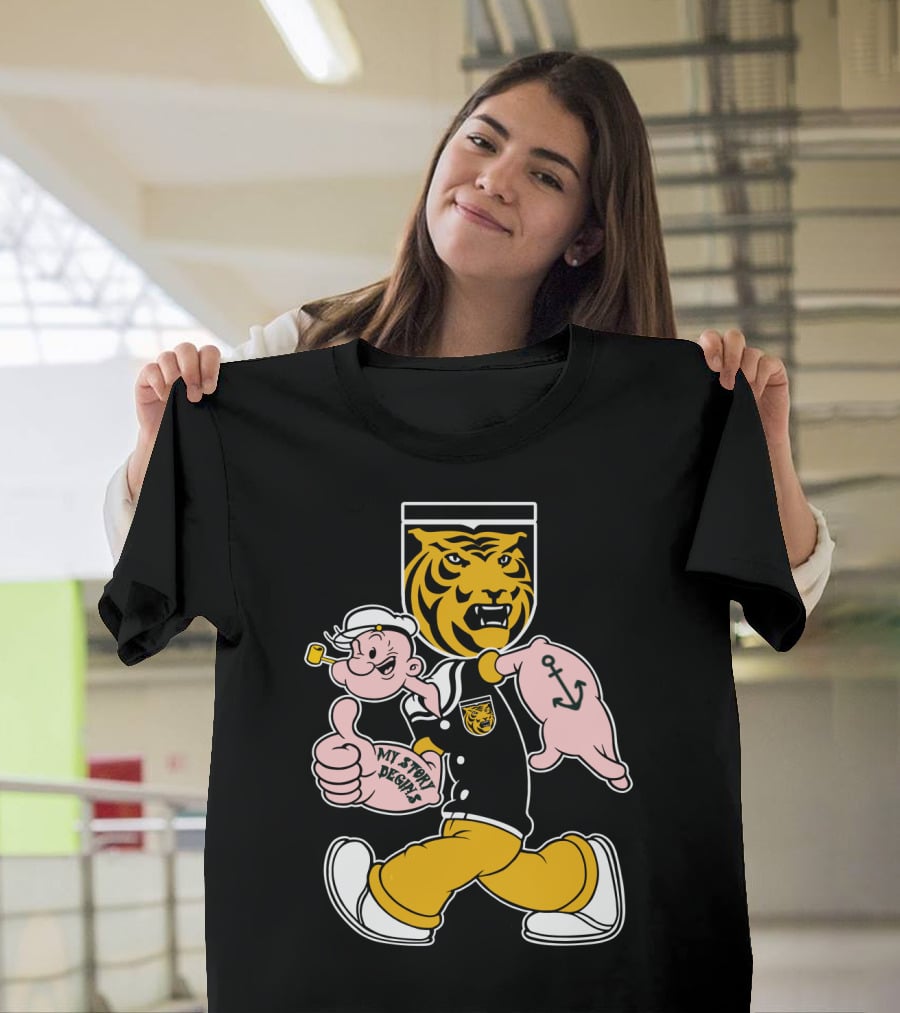 Colorado College Tigers Popeye Crossover My Story Designs T-Shirt