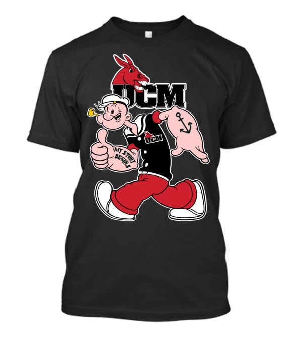 Ucm Central Missouri Mules Popeye My Story Begins T-Shirt