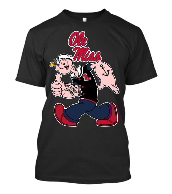 Ole Miss Rebels Popeye My Story Begins T-Shirt