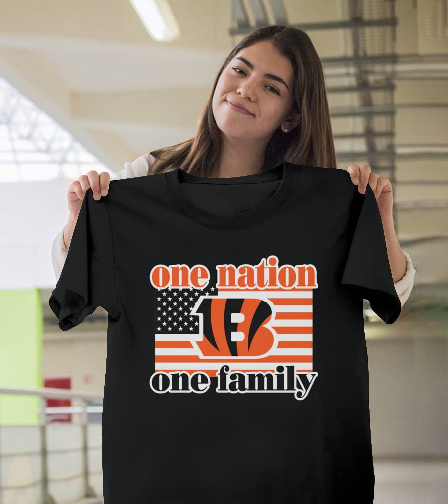 Cincinnati Bengals One Nation One Family T-Shirt