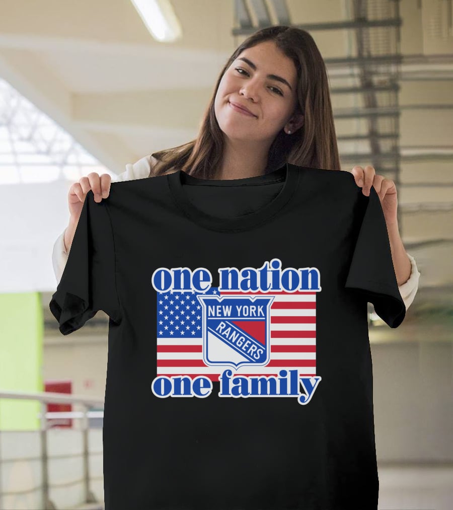 New York Rangers One Nation One Family 97 T-Shirt