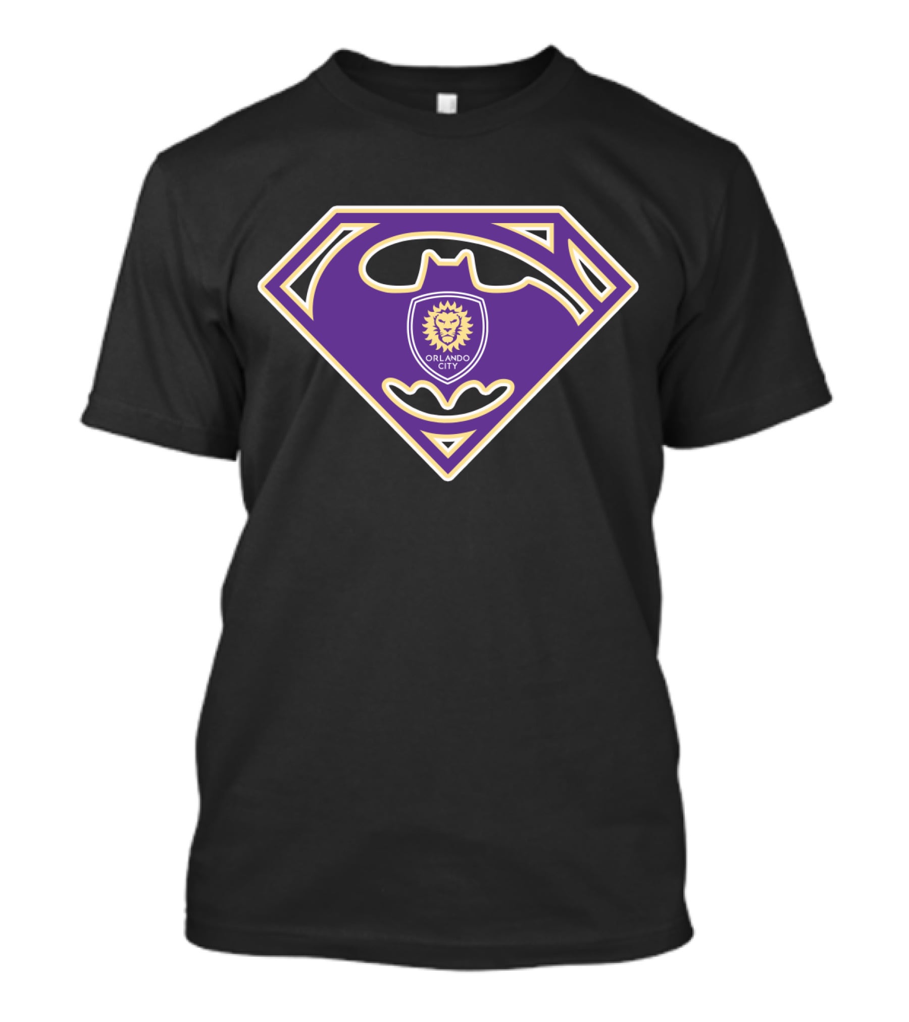 Orlando City Sc Crest With Bat And Shield Symbol T-Shirt