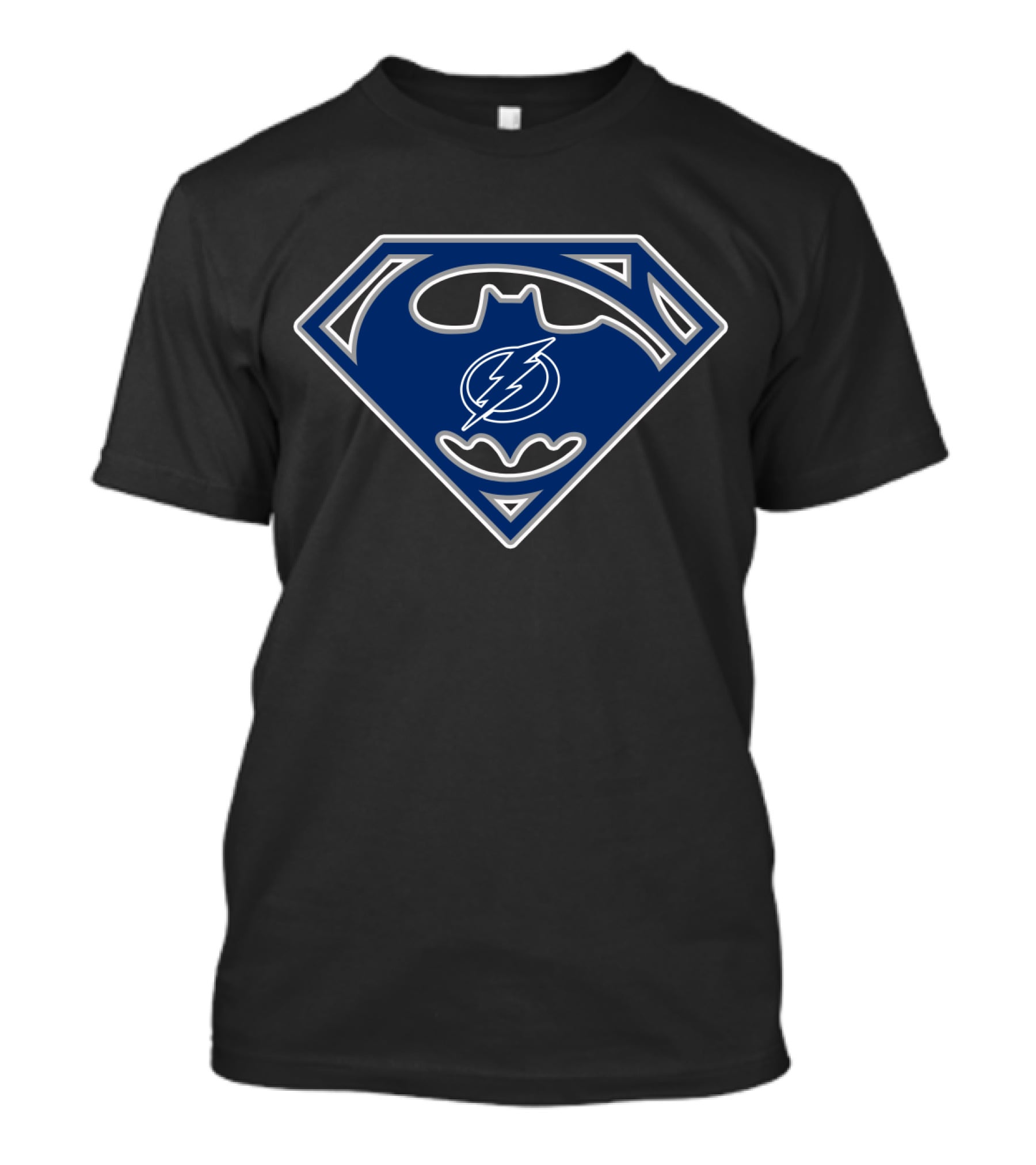 Tampa Bay Lightning Superman Batman T-Shirt