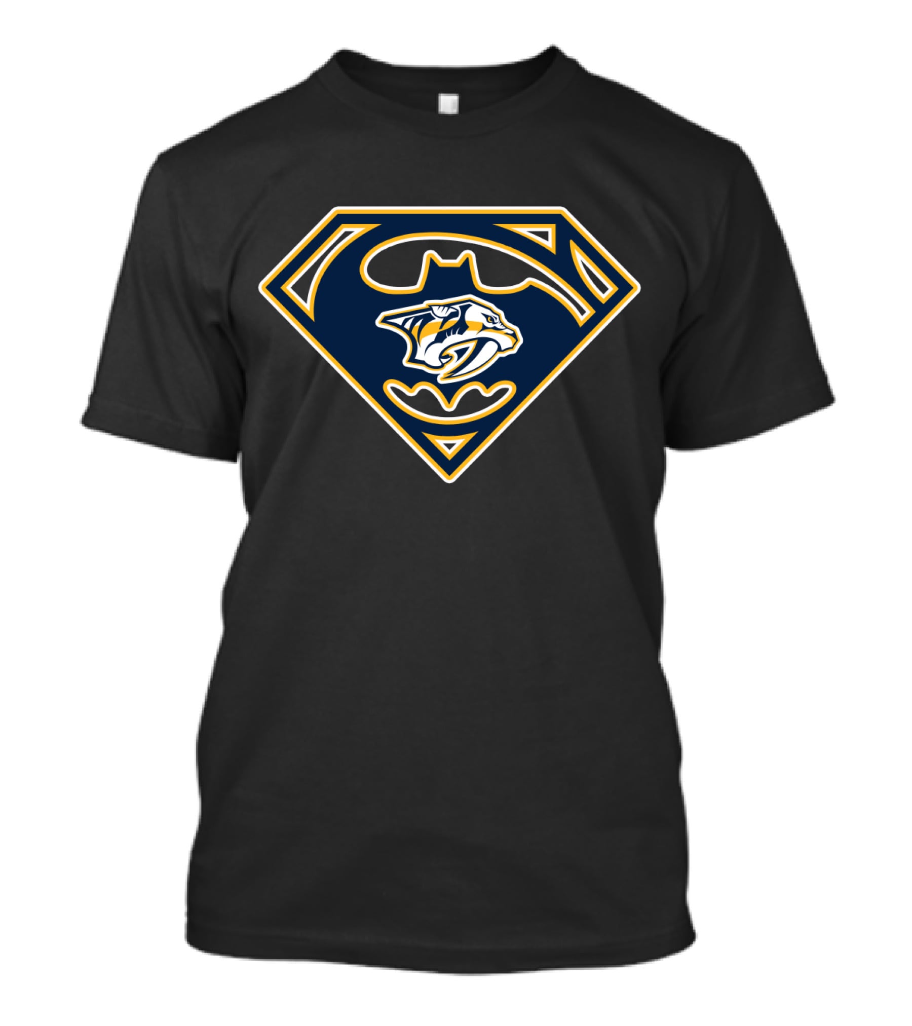 Nashville Predators Superhero Logo Fusion T-Shirt