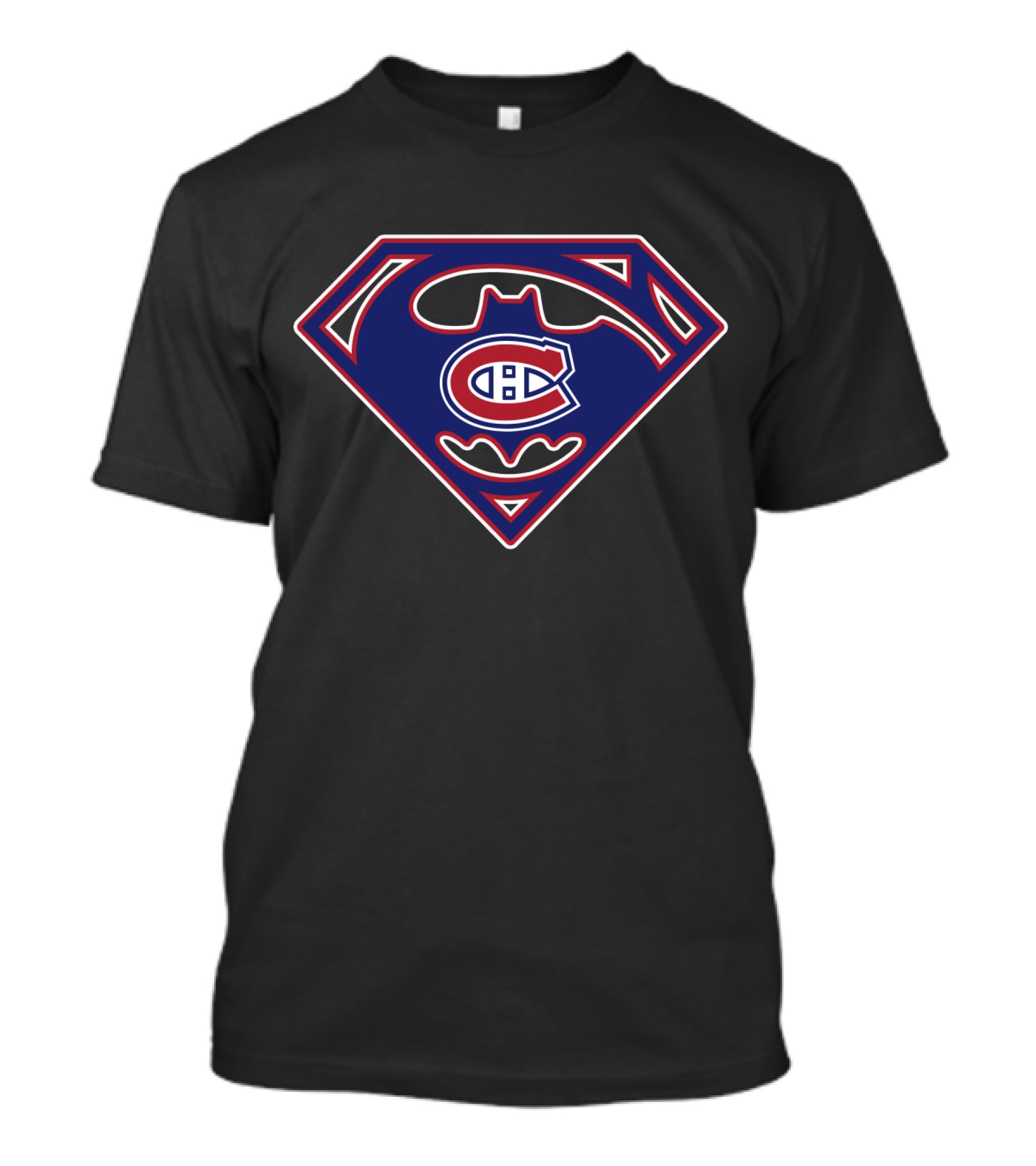 Montreal Canadiens Superman Batman Logo 145 T-Shirt