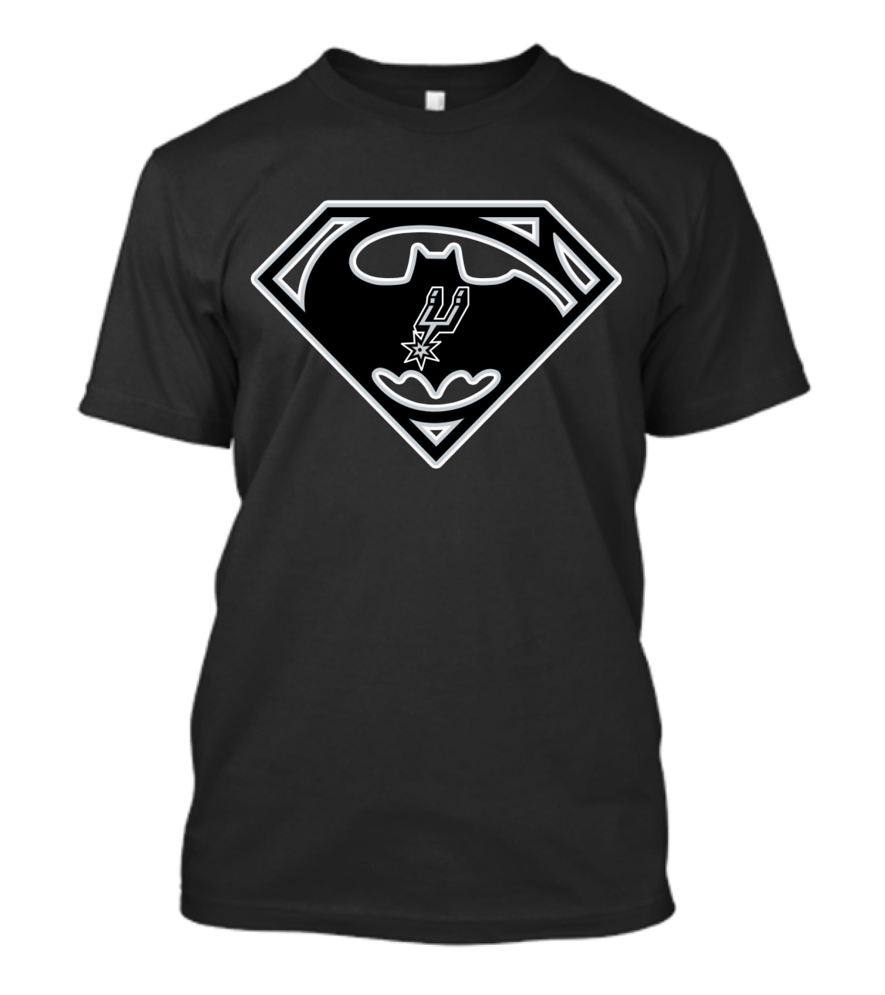 San Antonio Spurs Batman Superman Logo 164 T-Shirt