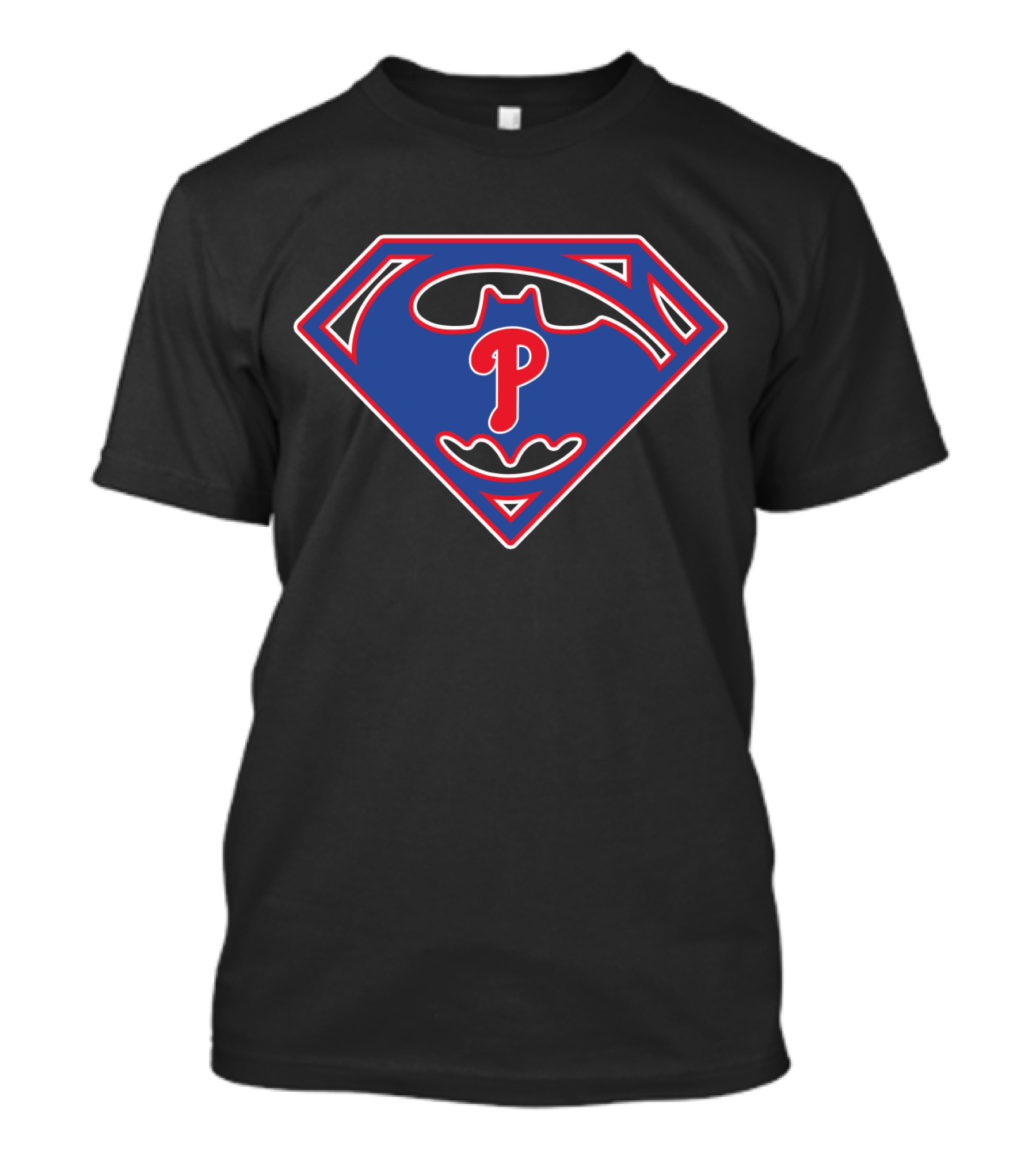 Superman Batman Phillies T-Shirt