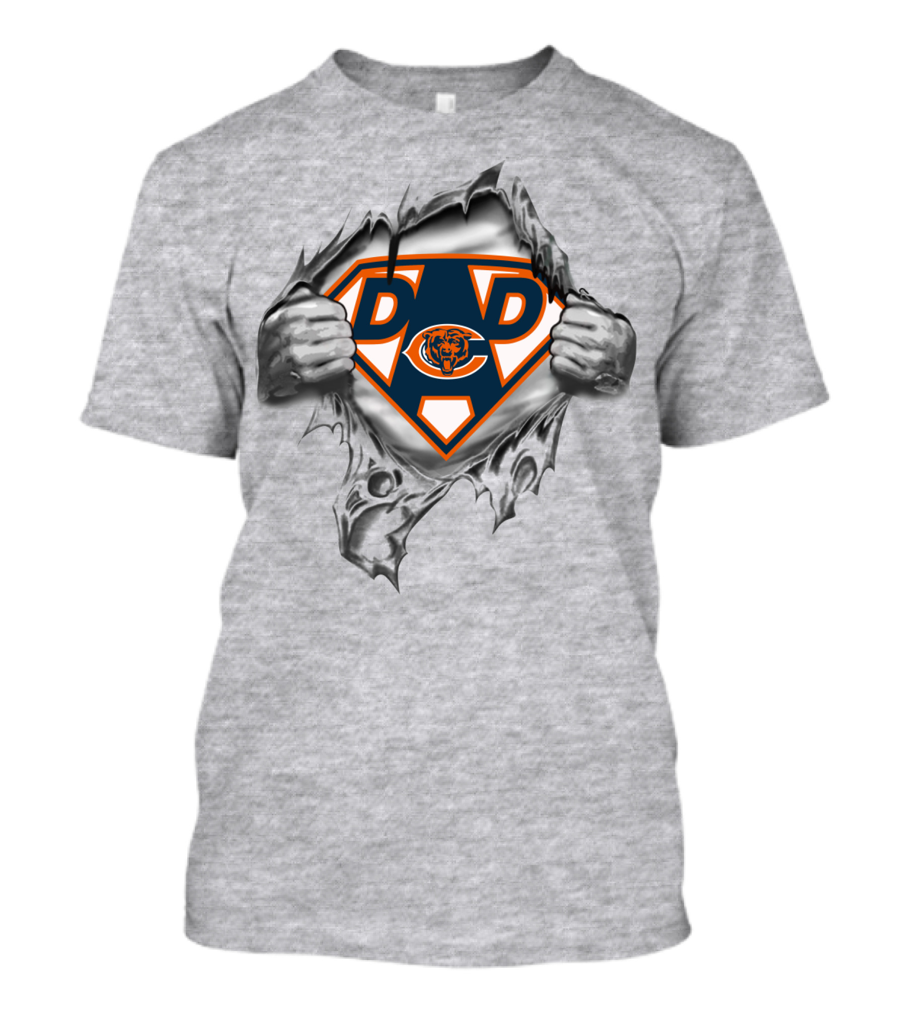 Super Dad Chicago Bears Fan T-Shirt