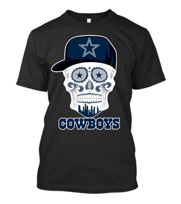 Cowboys Skull With Starry Hat T-Shirt