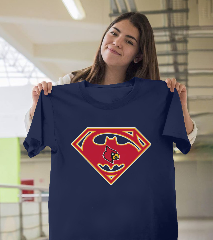 Louisville Cardinals Superman T-Shirt