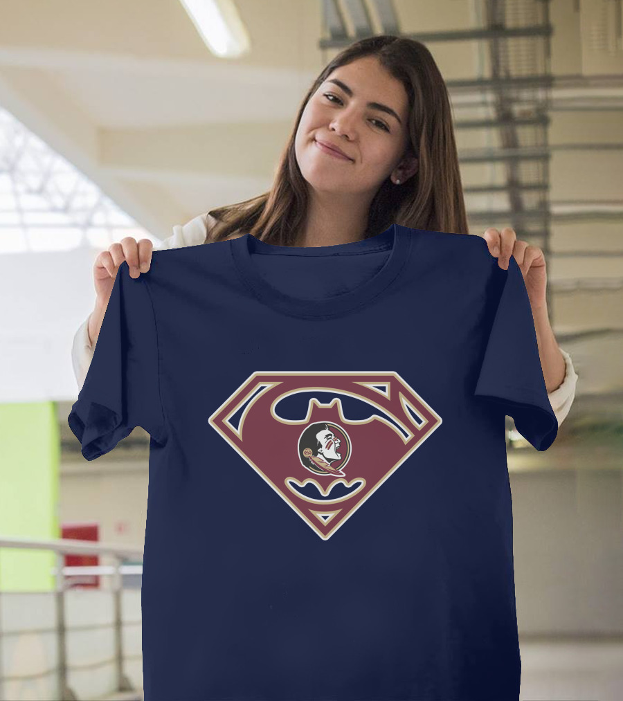 Florida State Seminoles Batman Superman T-Shirt