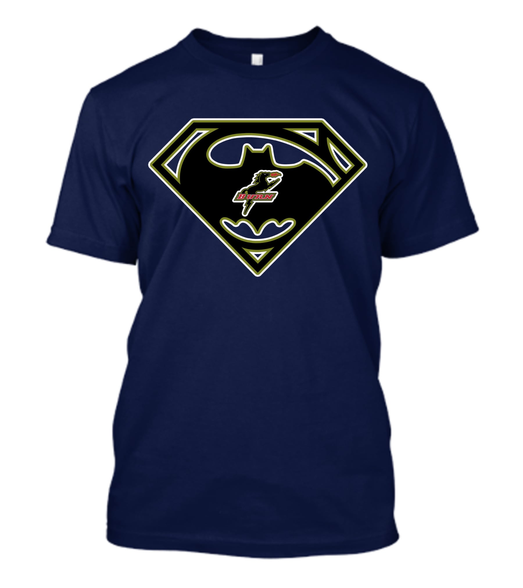Dallas Burn Superman Batman Logo Fusion T-Shirt