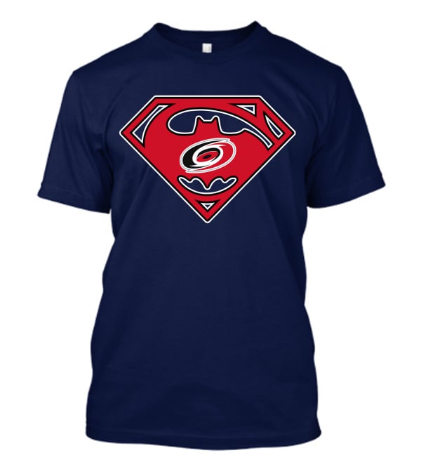 Carolina Hurricanes Logo Superman Batman Combo 154 T-Shirt
