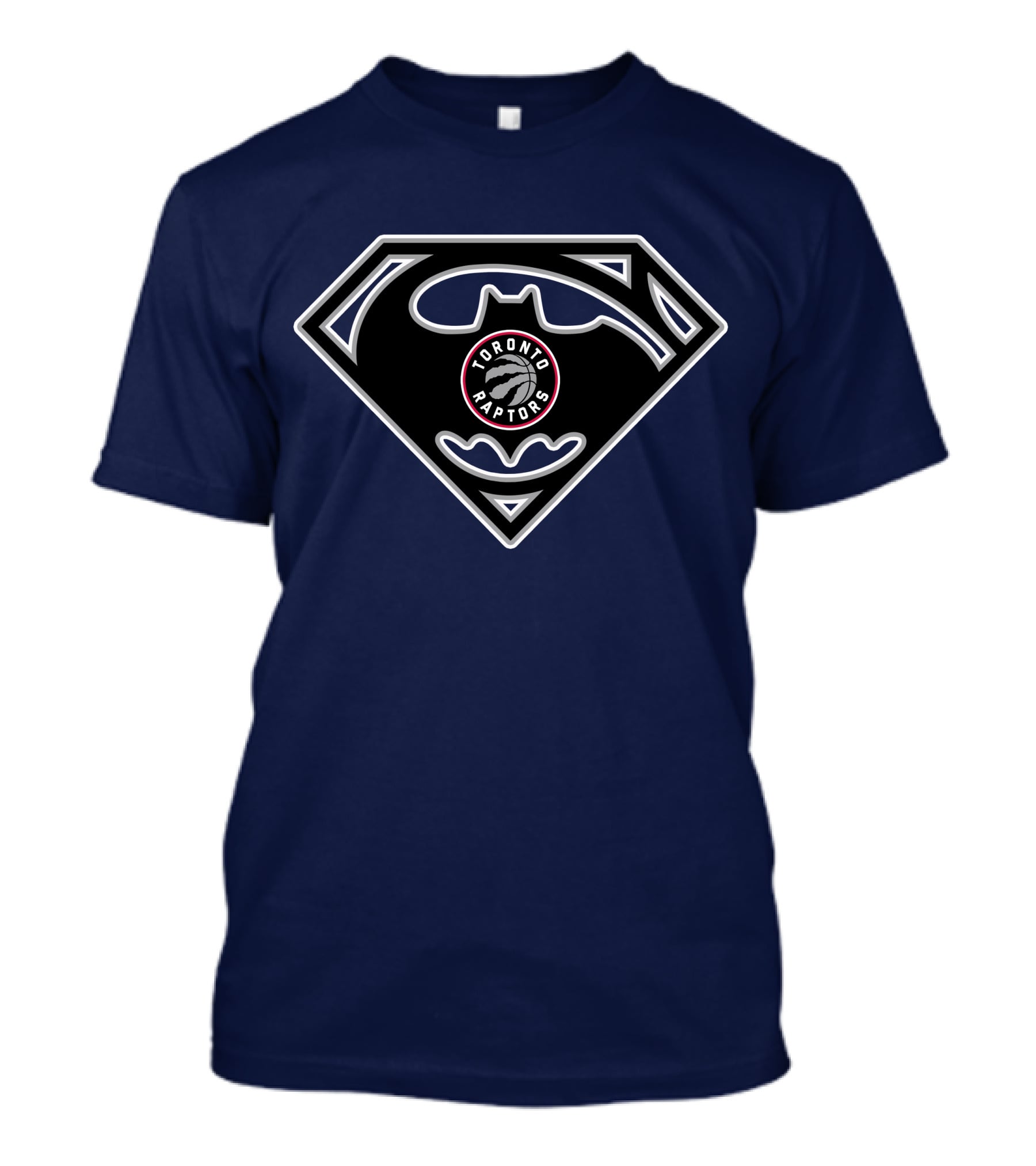 Toronto Raptors Batman Superman Mashup T-Shirt