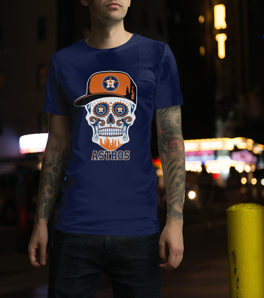 Houston Astros Skull Iconography 331 T-Shirt