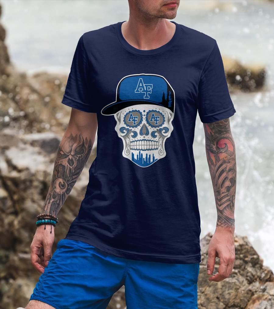 Af Air Force Falcons Skull T-Shirt