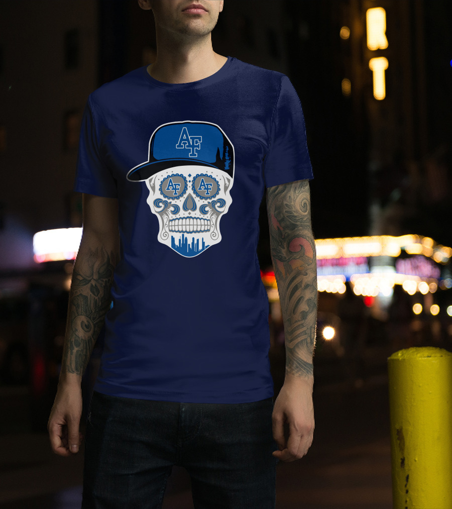 Af Air Force Falcons Skull T-Shirt