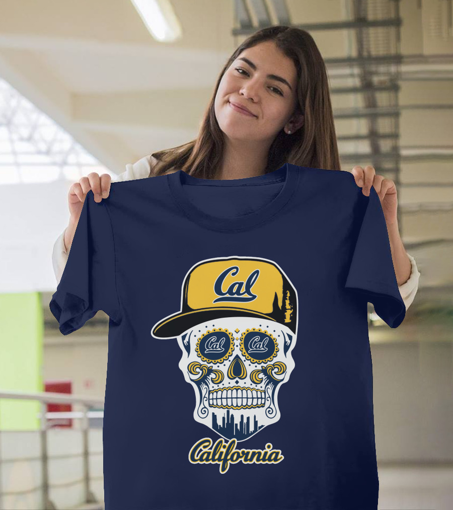 California Cal Bears Skull With Cap T-Shirt