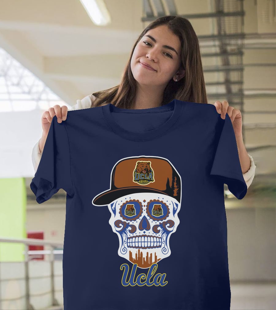 Ucla Bruins Skull With Cap T-Shirt